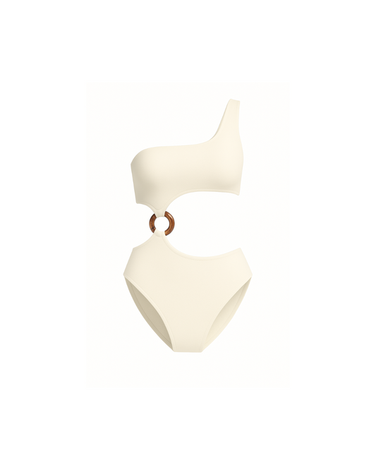 Areia O-Ring Bodysuit - Ivory