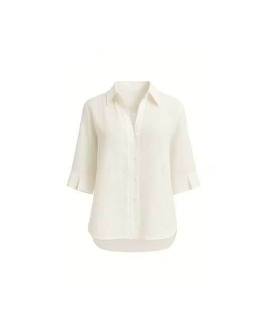 Nuvem Linen Tunic - Ivory